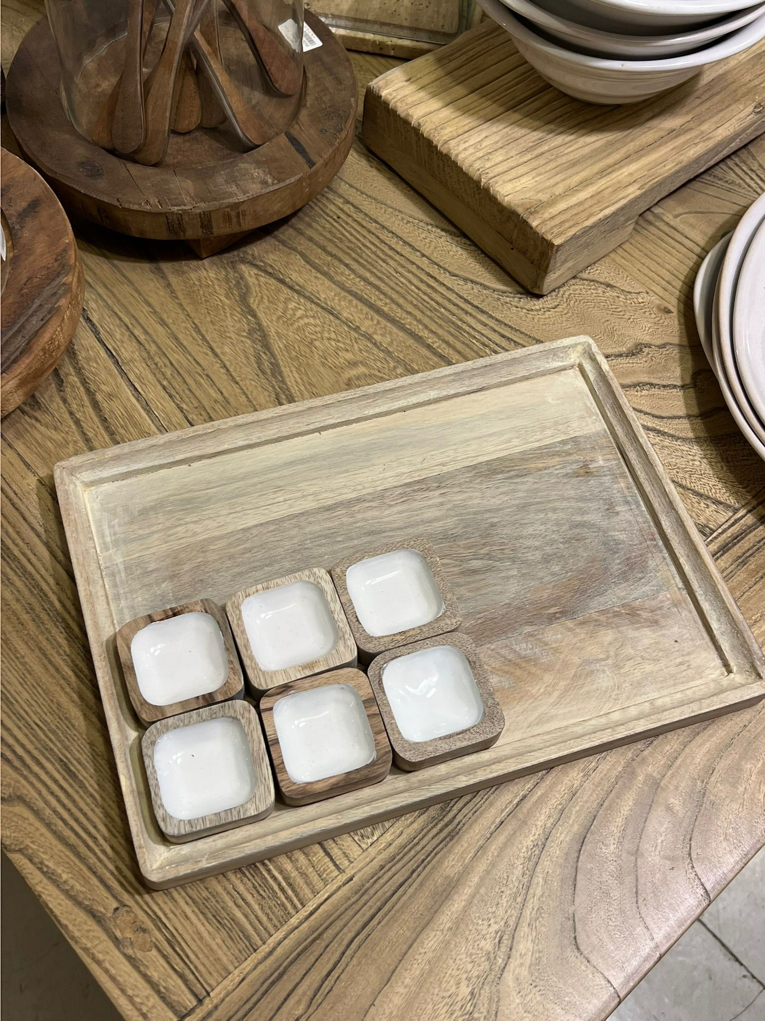 צלחת פסח עץ