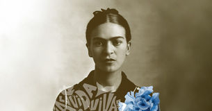 Retrato de Frida Kahlo del archivo de Live Art