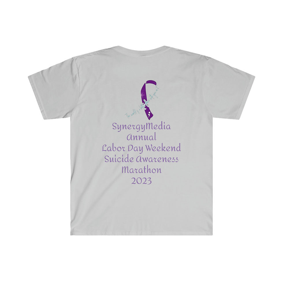 Thumbnail: SynergyMedia 2023 Suicide Awareness Unisex Softstyle T-Shirt