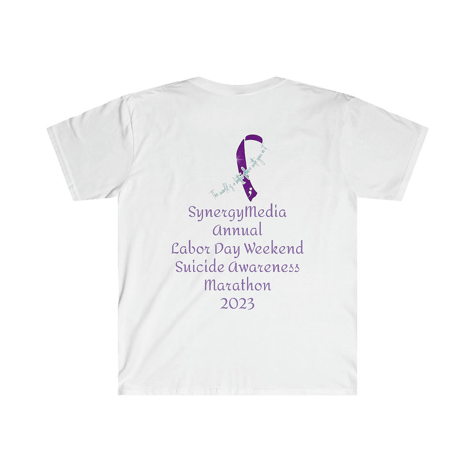 Thumbnail: SynergyMedia 2023 Suicide Awareness Unisex Softstyle T-Shirt