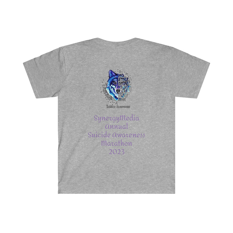 Thumbnail: SynergyMedia Suicide Awareness Unisex Softstyle T-Shirt
