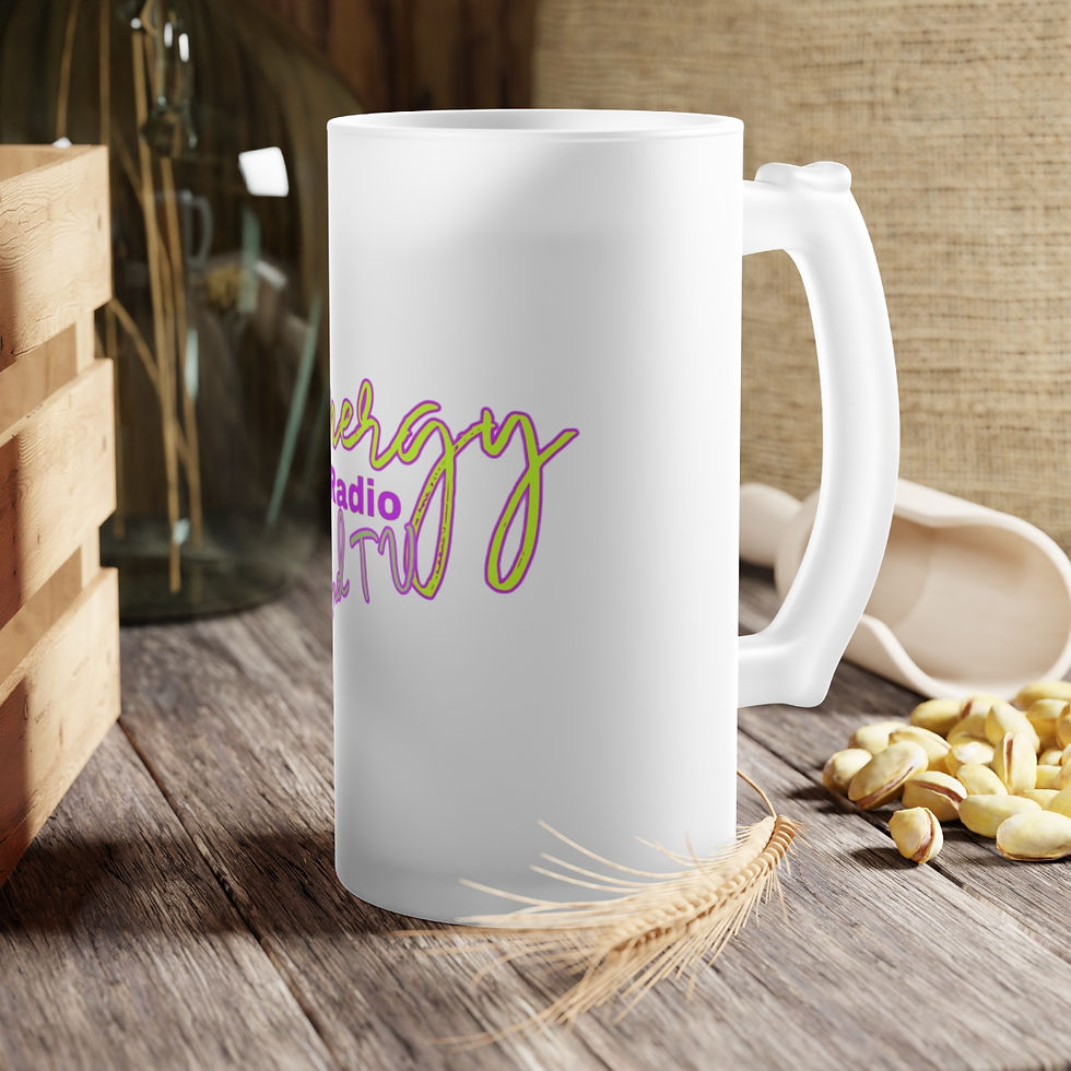 Thumbnail: Synergy Media Frosted Glass Beer Mug