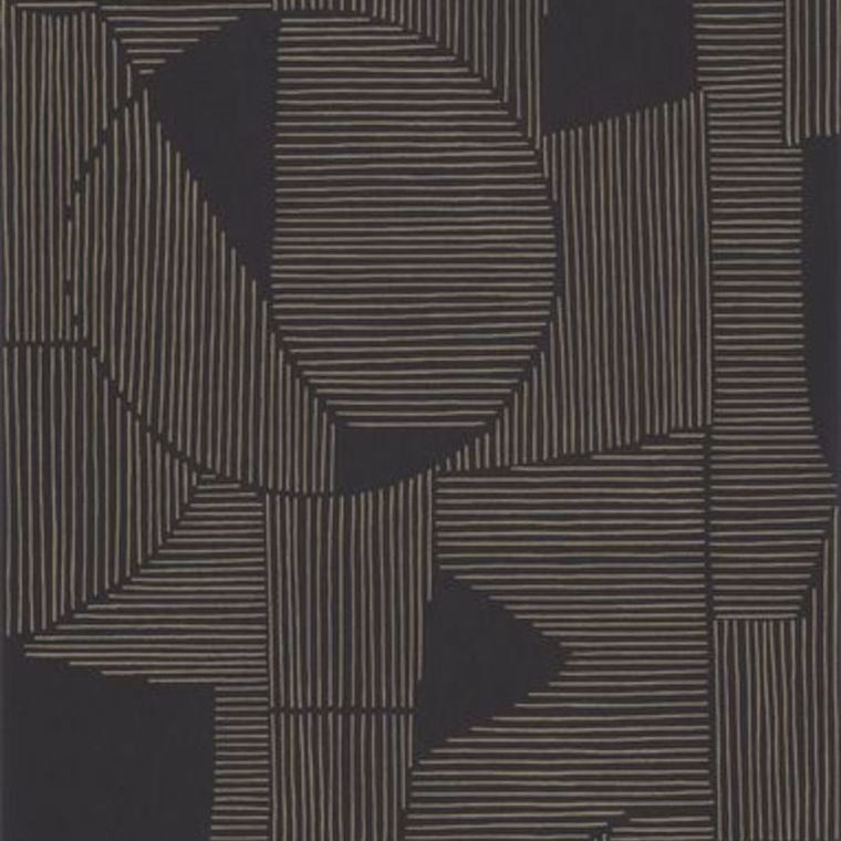 Casadeco - Graphique - Noir-Taupe