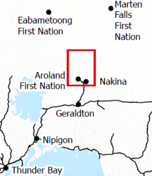 Regional setting of project area