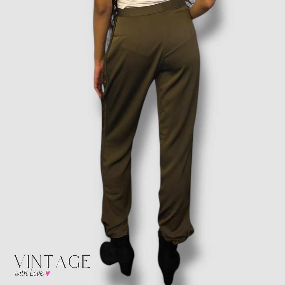 Thumbnail: Diane Von Furstenburg Olive Green Pants - Size 2