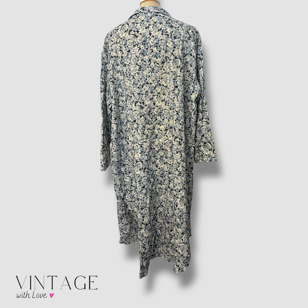 Thumbnail: H&M Blue Multicolour Dress - Size XXL