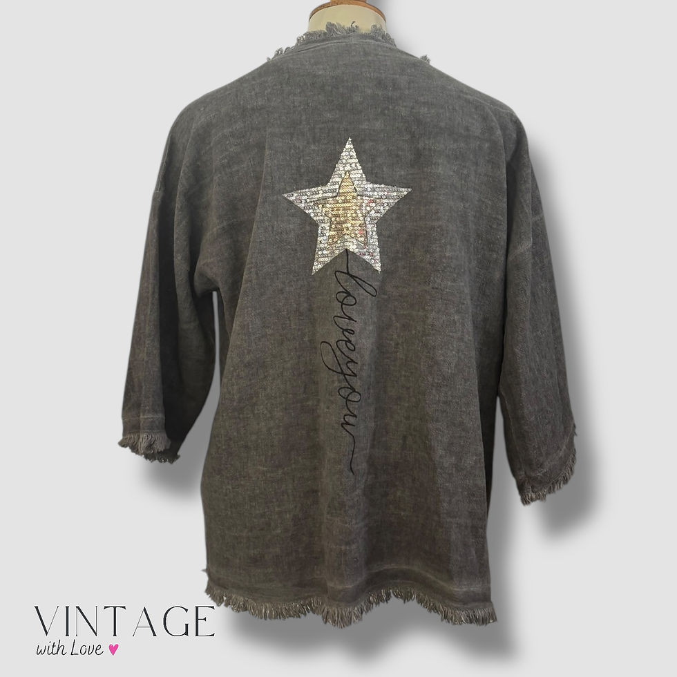 Thumbnail: Nicci Grey Cardigan - Size Estimate S/M