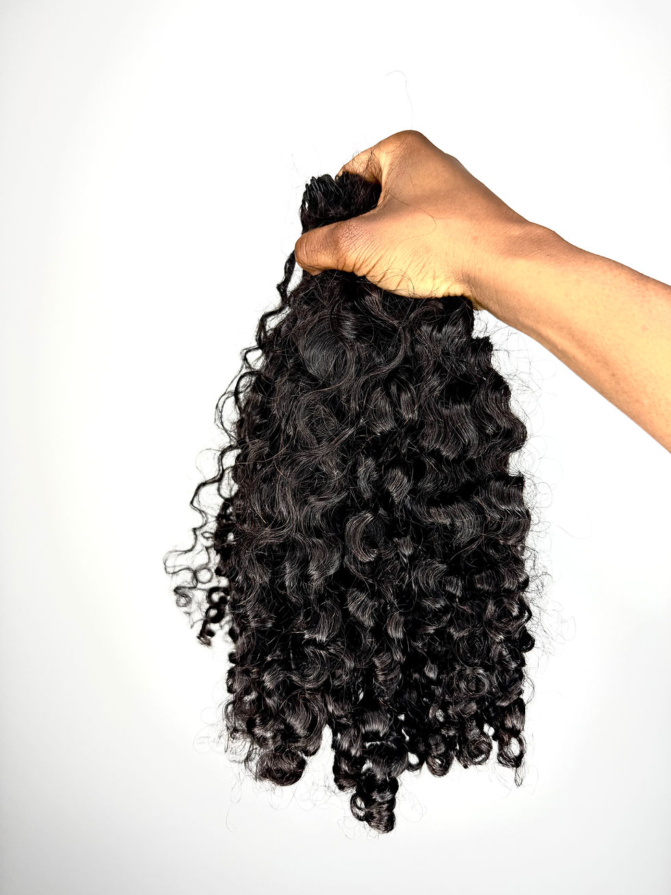 Thumbnail: Berniece curls- Human Hair Burmese Crochet