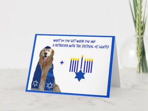 Hot Deals! Golden Hanukkah Glow Holiday Card