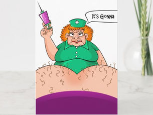 Top 10! Get Well Soon Funny Humor Humorous Nurse Medical Card