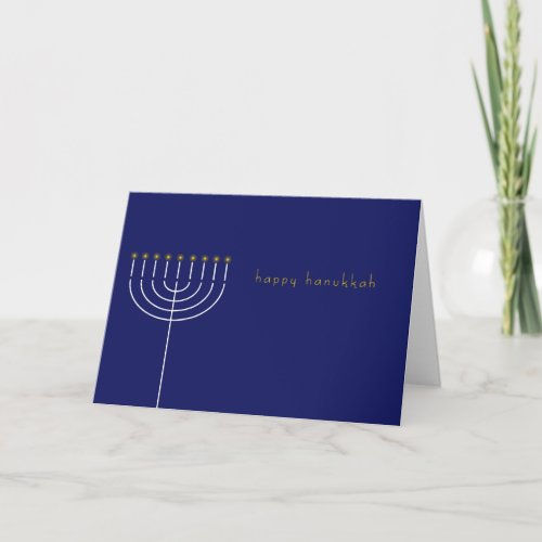 Top 10! Hanukkah card with Menorah