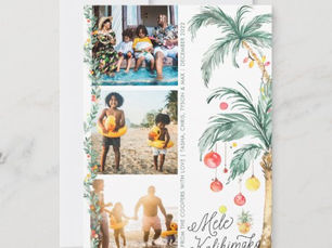 Top 10! Mele Kalikimaka | Christmas Photo Collage Card