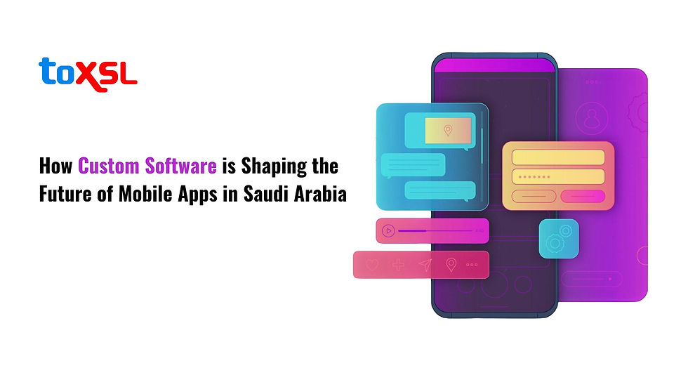 How Custom Software is Shaping the Future of Mobile Apps in Saudi Arabia