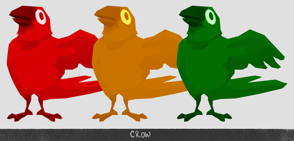 Crow Color Samples