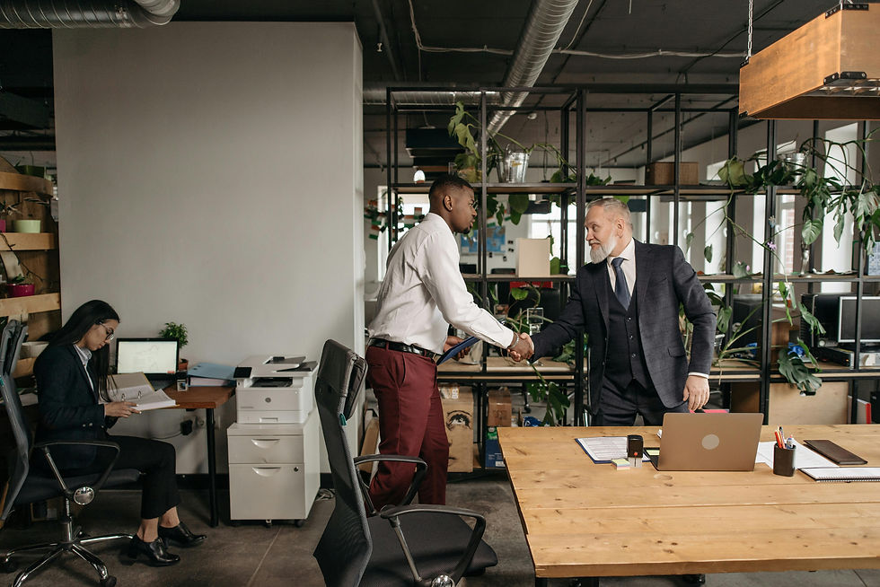 Houston Recruitment Agency Recruiter Thanking Candidate After Interview