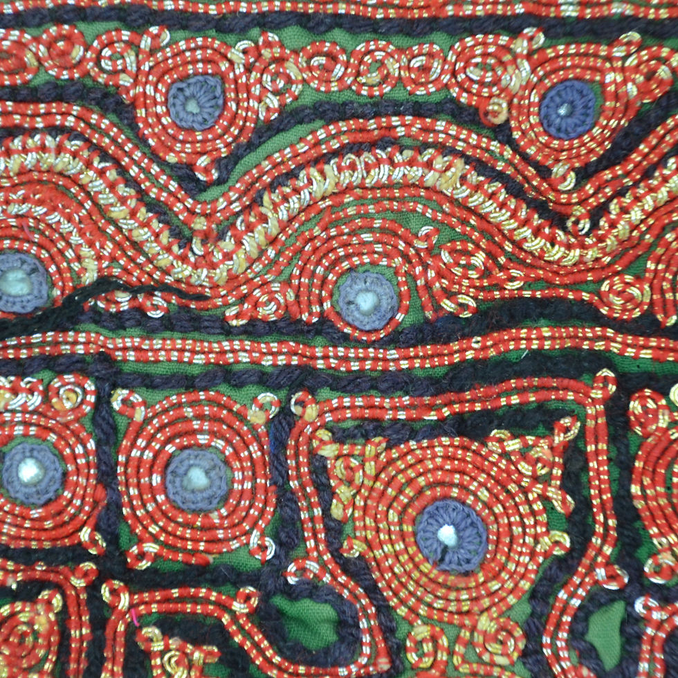 Thumbnail: Gold Zari Patch, Hand Embroidered Gold Work