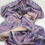 Thumbnail: Geometric Flower Scarf, Lilac Shawl
