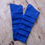 Thumbnail: Fleece Wrist Warmers Blue