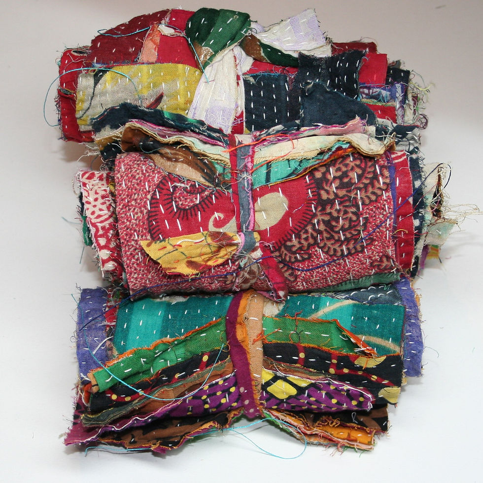 Thumbnail: Cotton Kantha Scrap Bundle