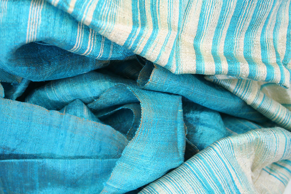 Thumbnail: Turquoise Silk Scarf