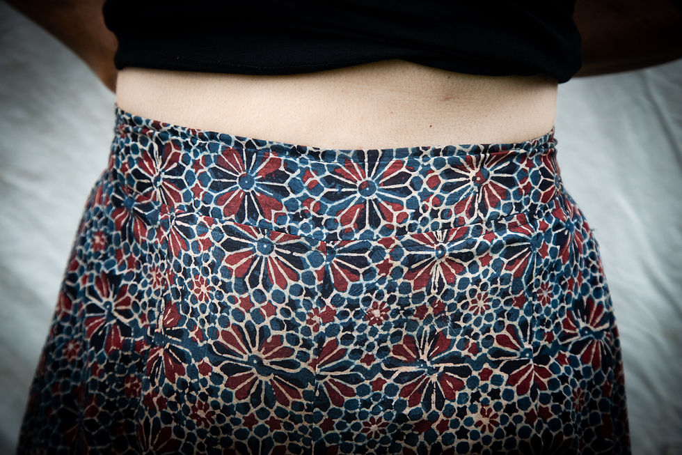 Thumbnail: Wide Leg Trouser, Ajrak Geometric Flower