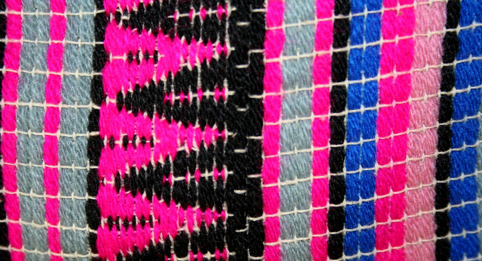 Thumbnail: Blue Aztec Shoulder Bag