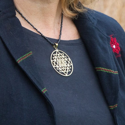 Thumbnail: Large Triangle Mandala Pendant