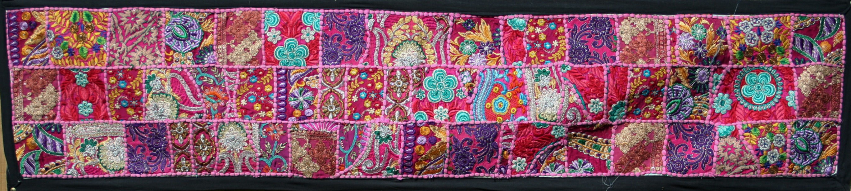 Pink Patchwork Table Runner