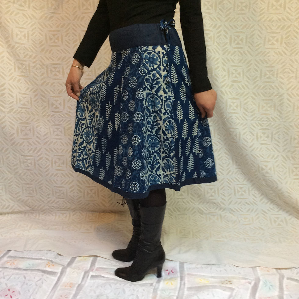 Thumbnail: Indigo Panel Skirt