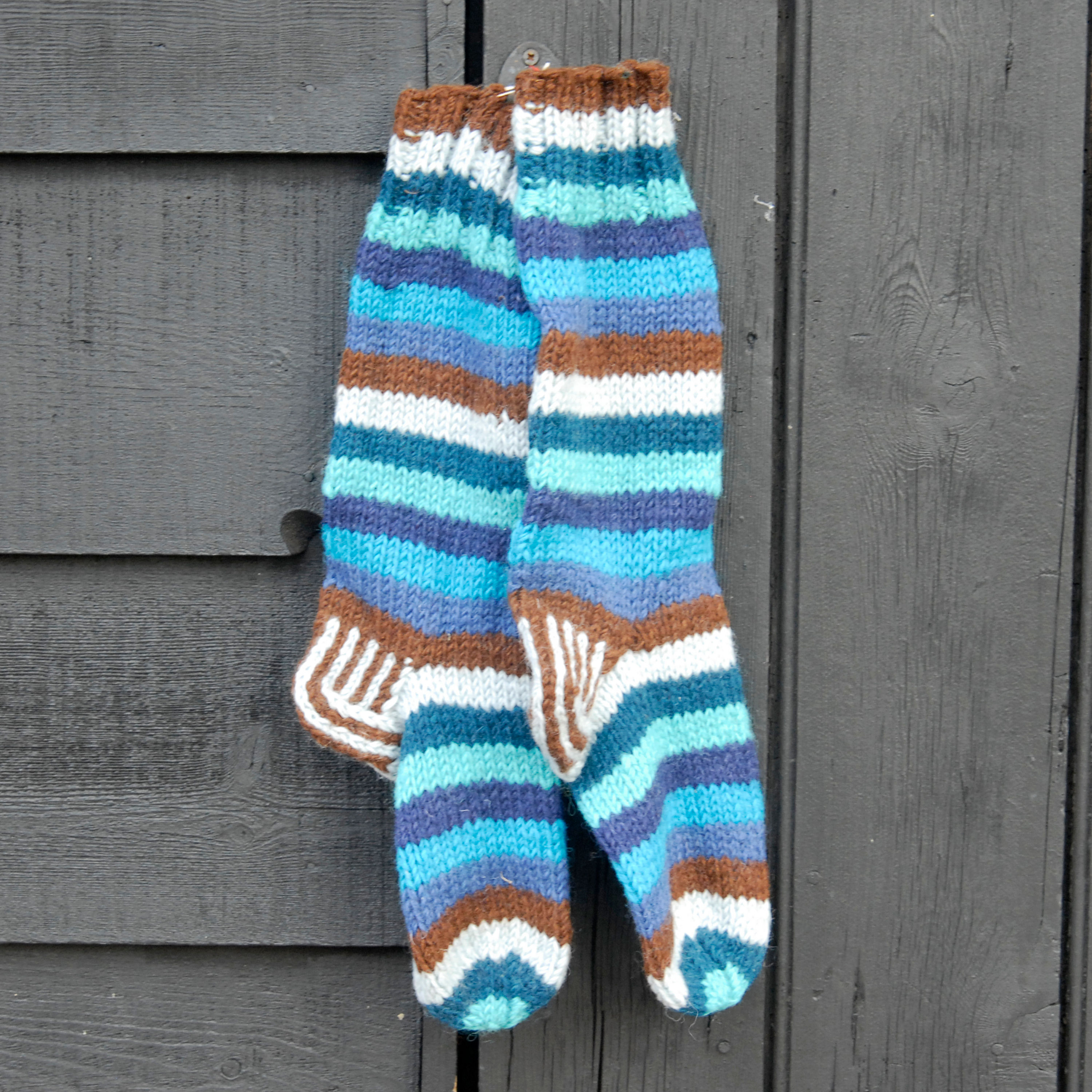 Woollen Hand-Knitted Socks