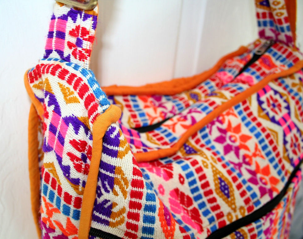 Thumbnail: Pink Aztec Shoulder Bag