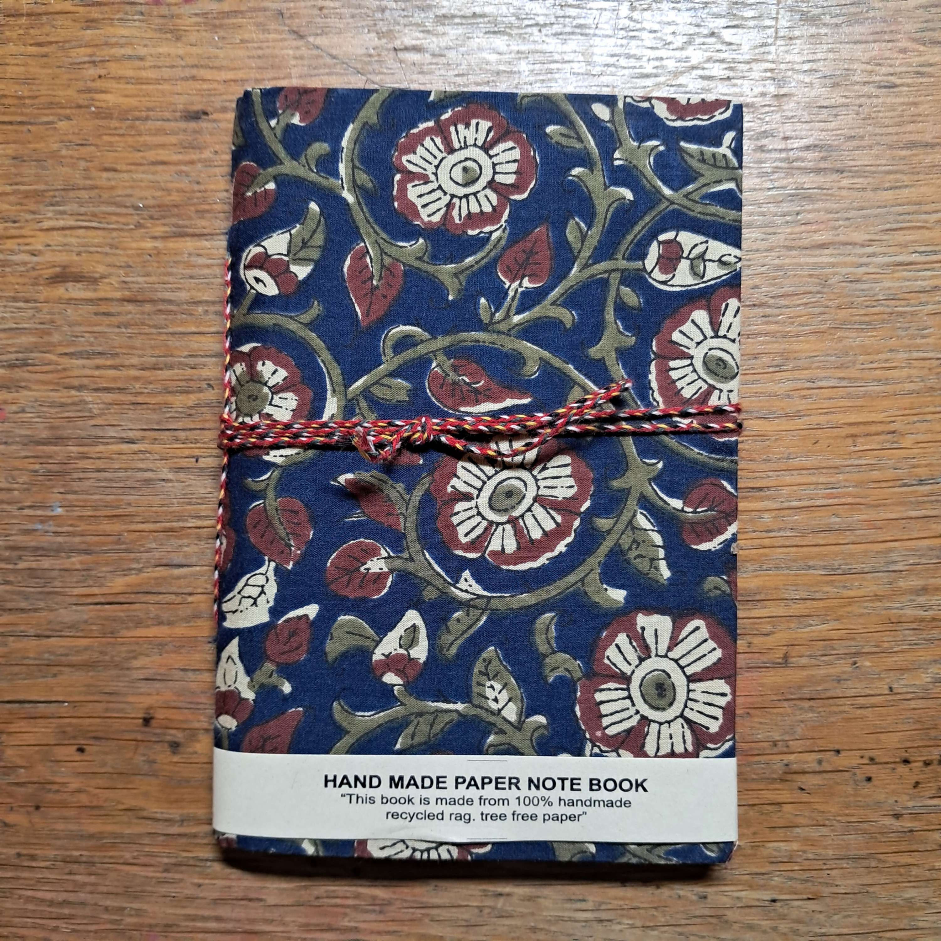 Block Print Handmade Paper Book