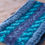Thumbnail: Knitted Woollen Headband Blue and Turquoise Stripe