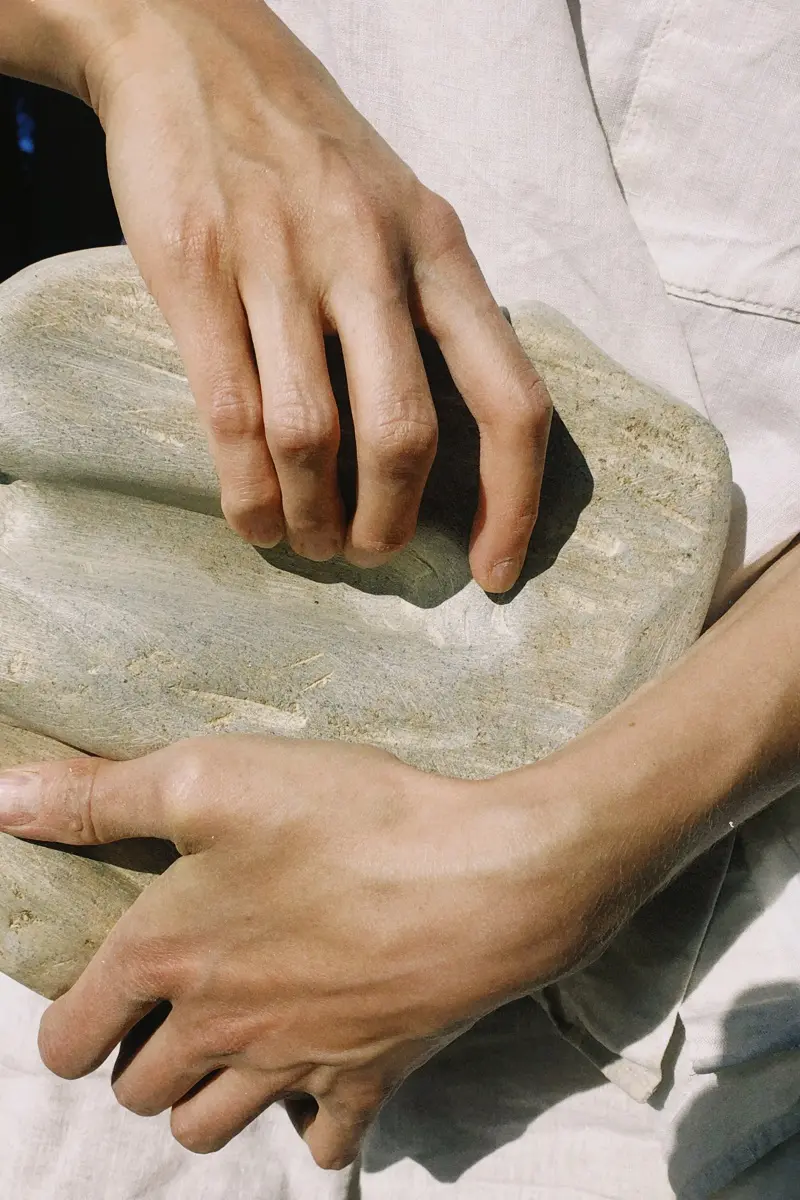 experience tactile pierre Yasmin Bawa sculpture