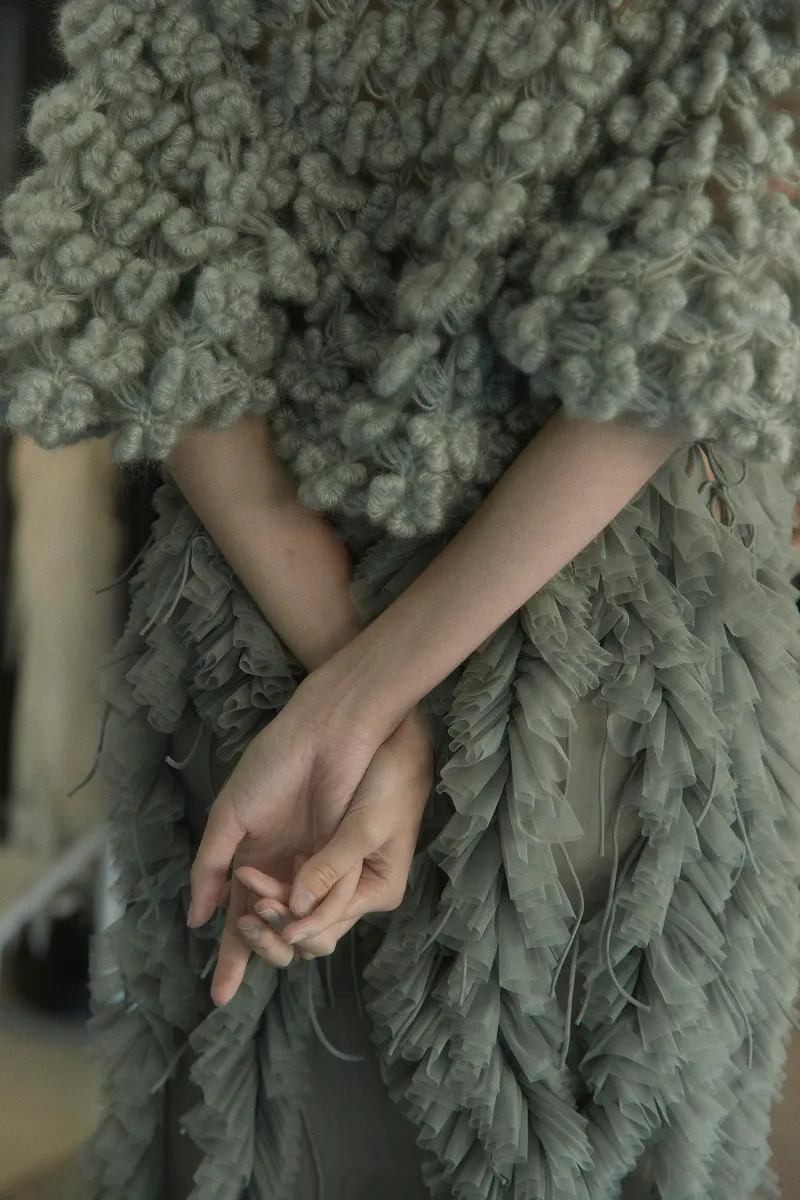 Pauline Dujancourt SS25 knit detail