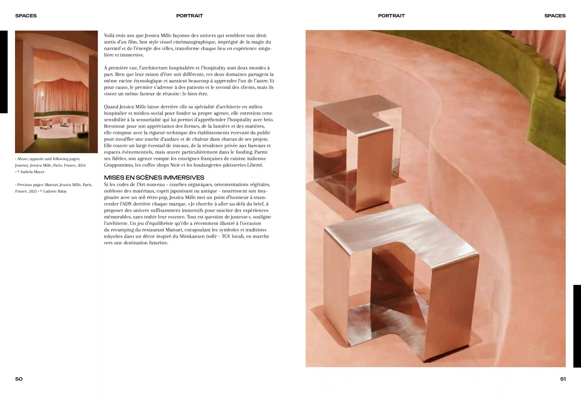 page 2 article Jessica Mille architecte d'intérieur restaurant All Love Journey