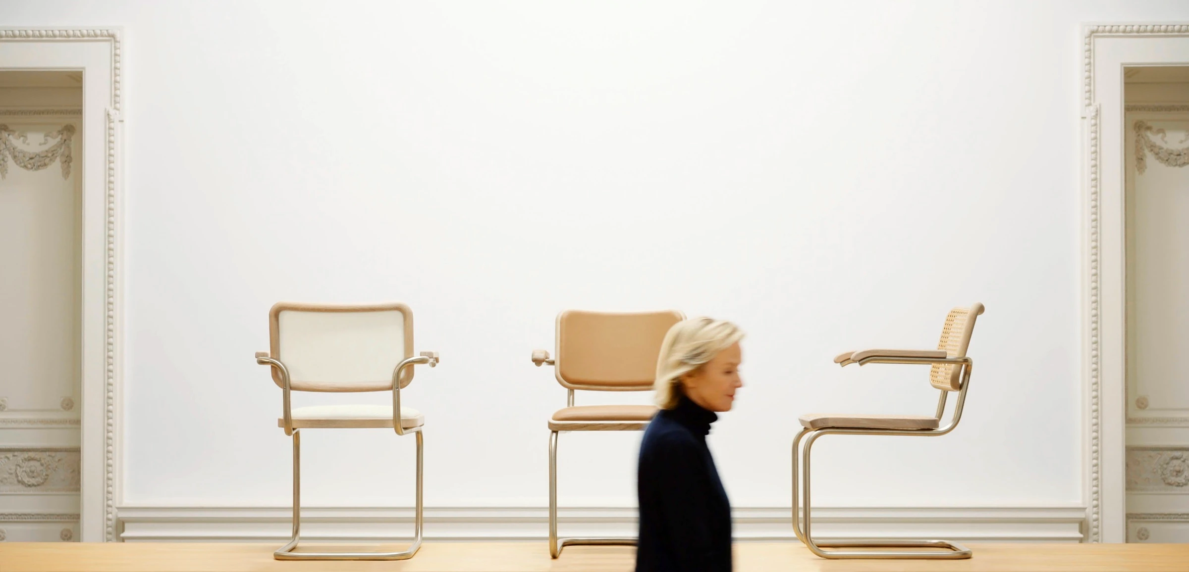 collaboration Jil Sander pour Thonet réinterprétation chaise luge Marcel Breuer 