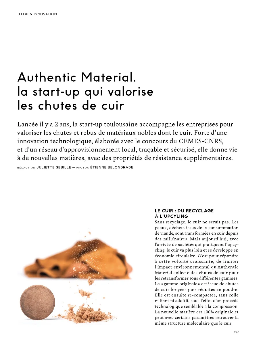 article authentic material par journaliste juliette sebille