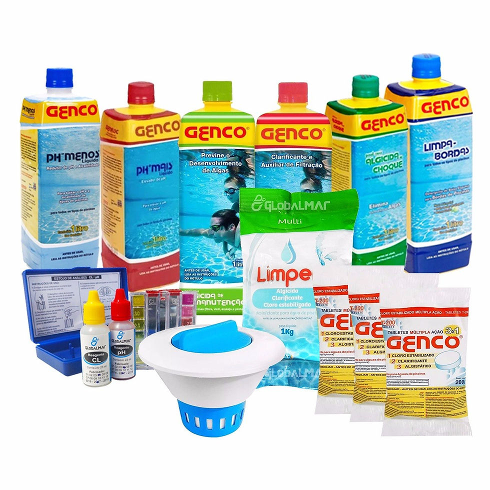 kit-limpeza-tratamento-piscina-ph-cloro-