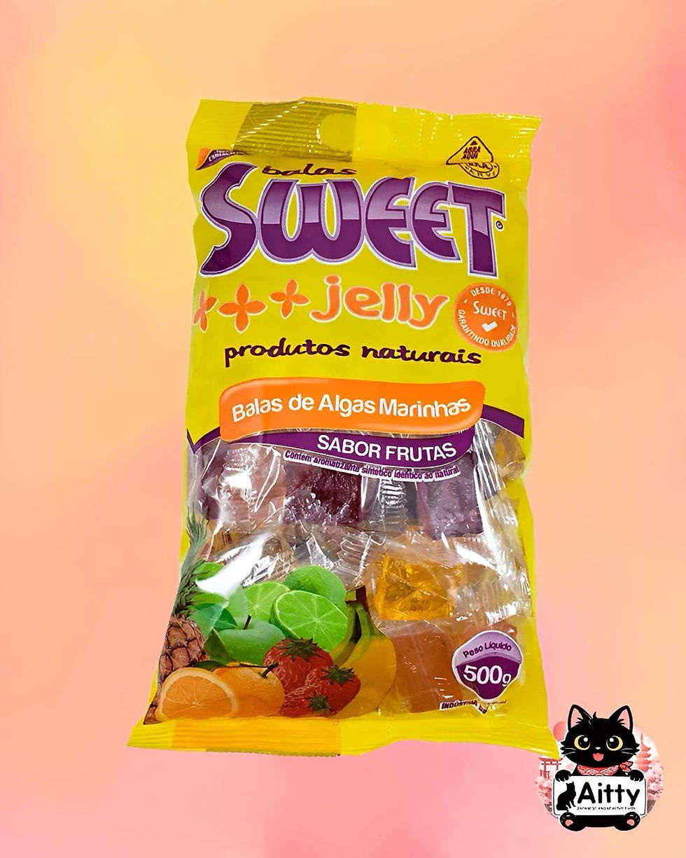 Miniatura: Bala de Alga Marinha Sabor Fruta tipo Gelatina Sweet Jelly