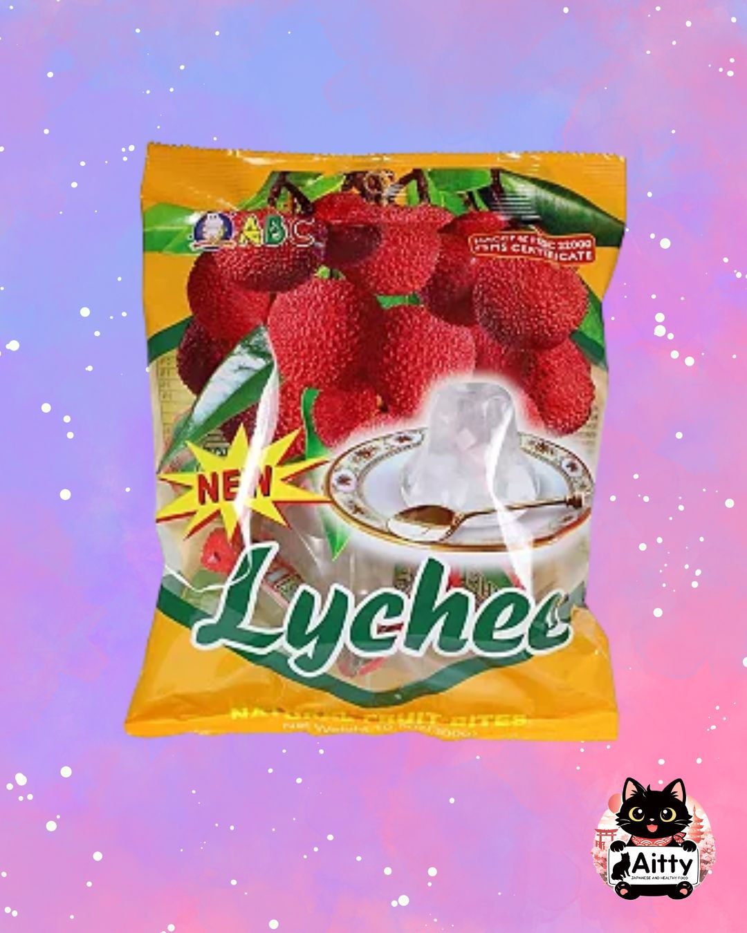 Gelatina de Lichia Mini Fruit 300g