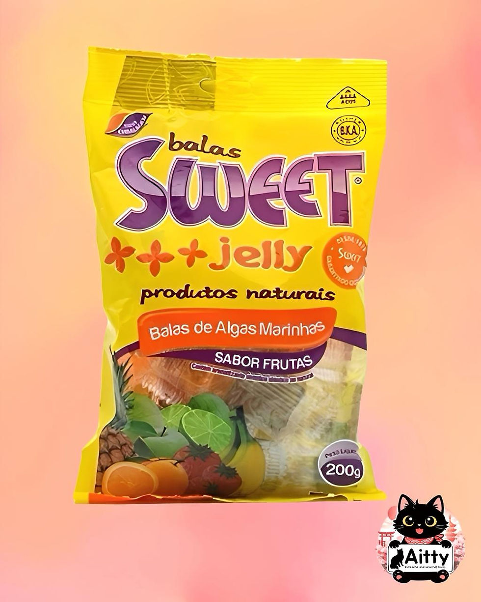 Miniatura: Bala de Alga Marinha Sabor Fruta tipo Gelatina Sweet Jelly