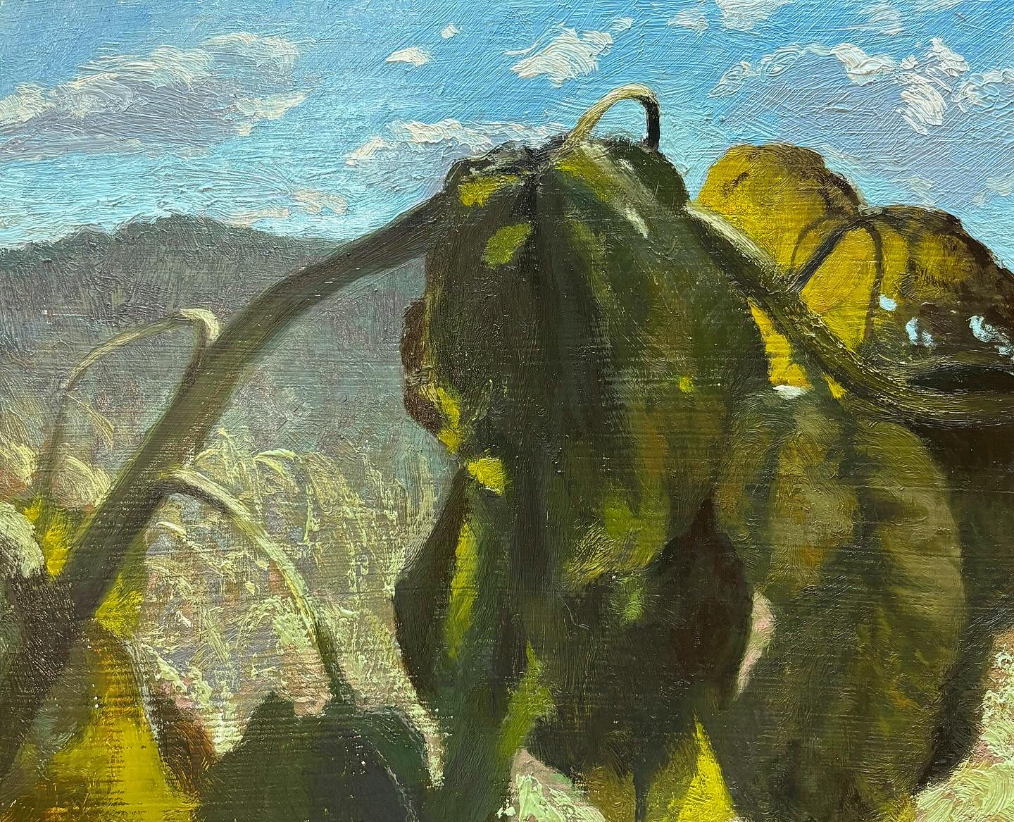 "Sunflowers, September" 9x12