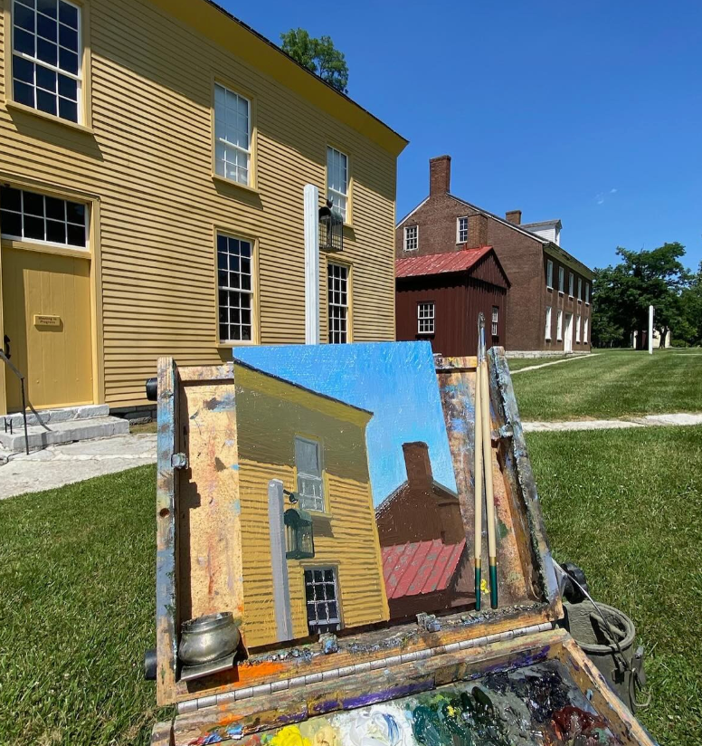 Thumbnail: "West Family Wash House"  10x8