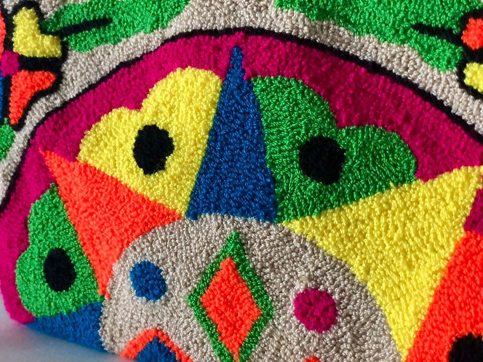 Miniaturbild: Hängetasche Karibik Weiß