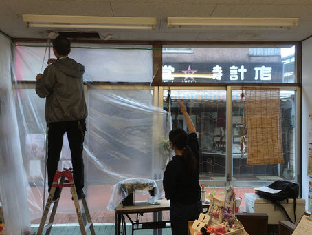 天井裏をチェック。