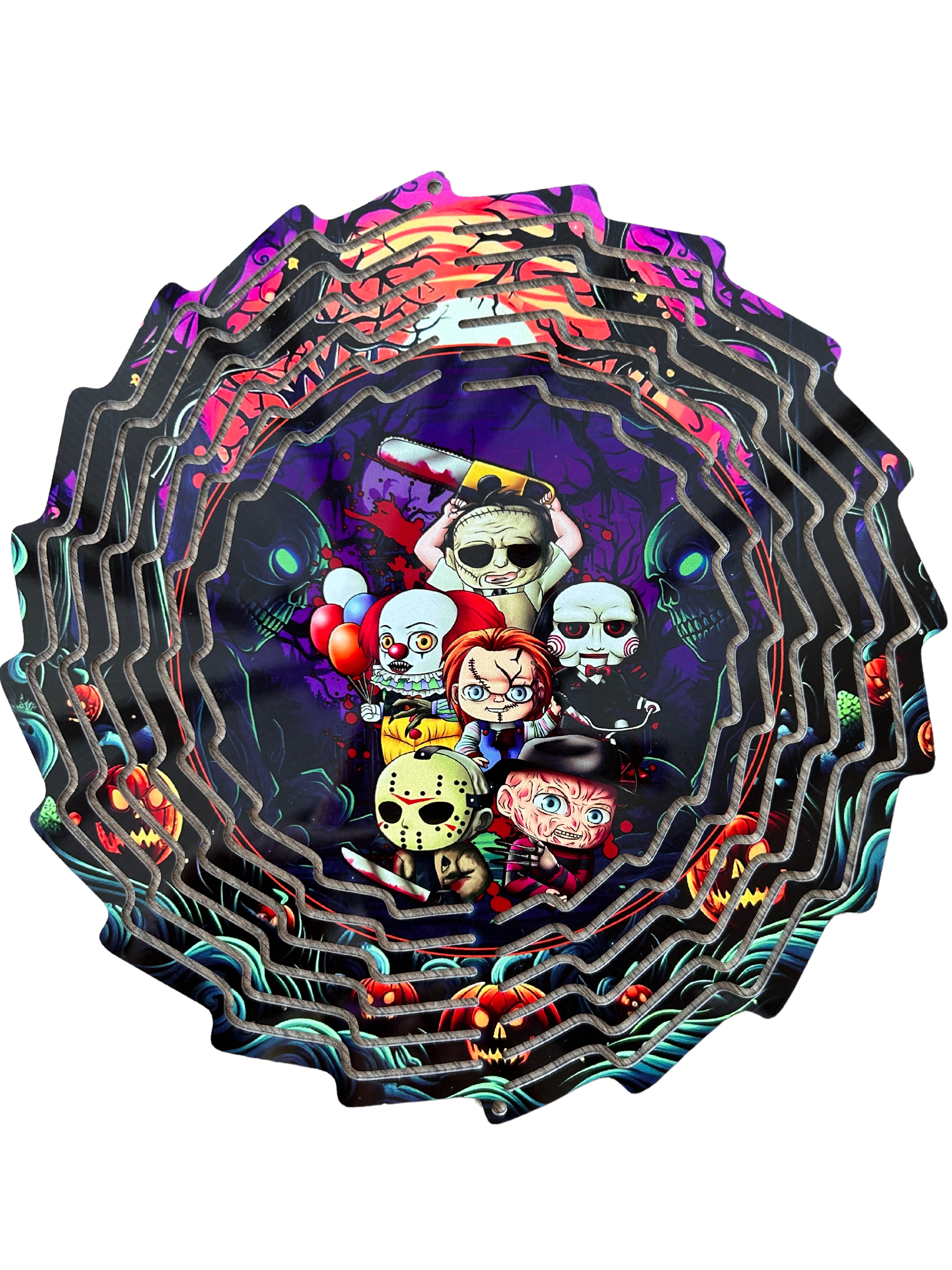 Spooky Friends Wind Spinner