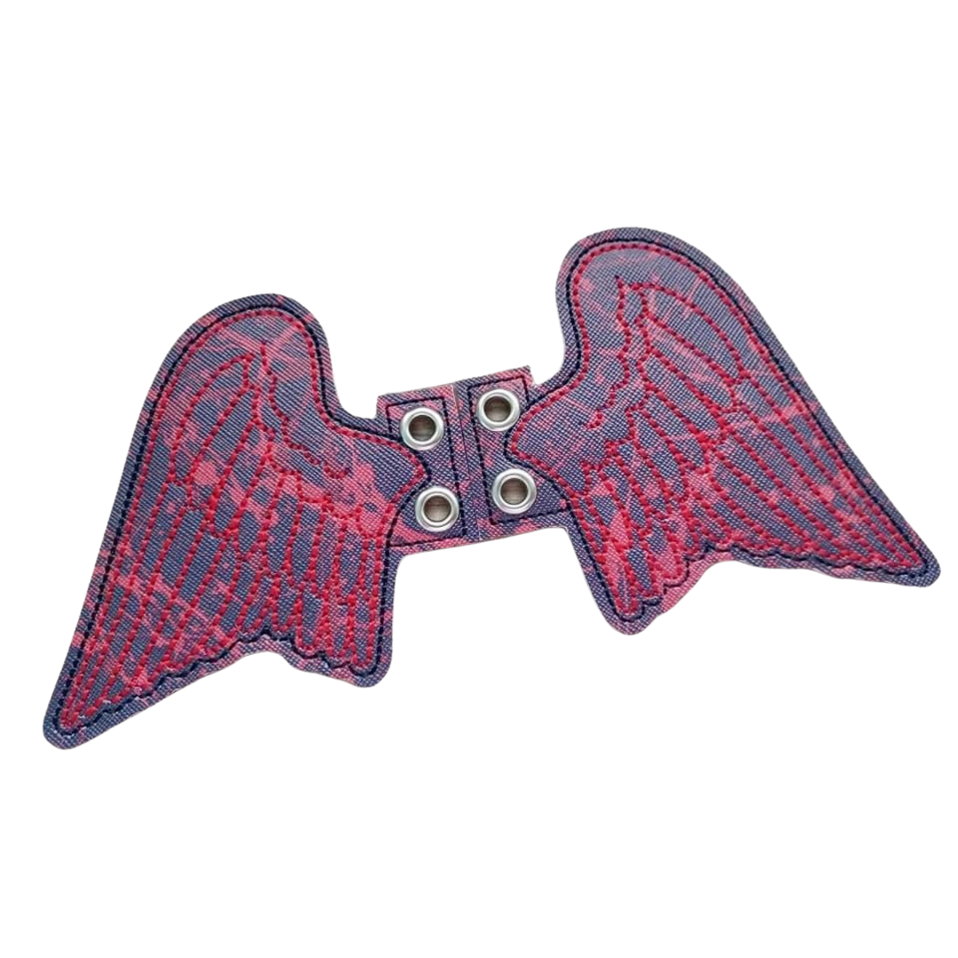 Red Raven Shoe Wings