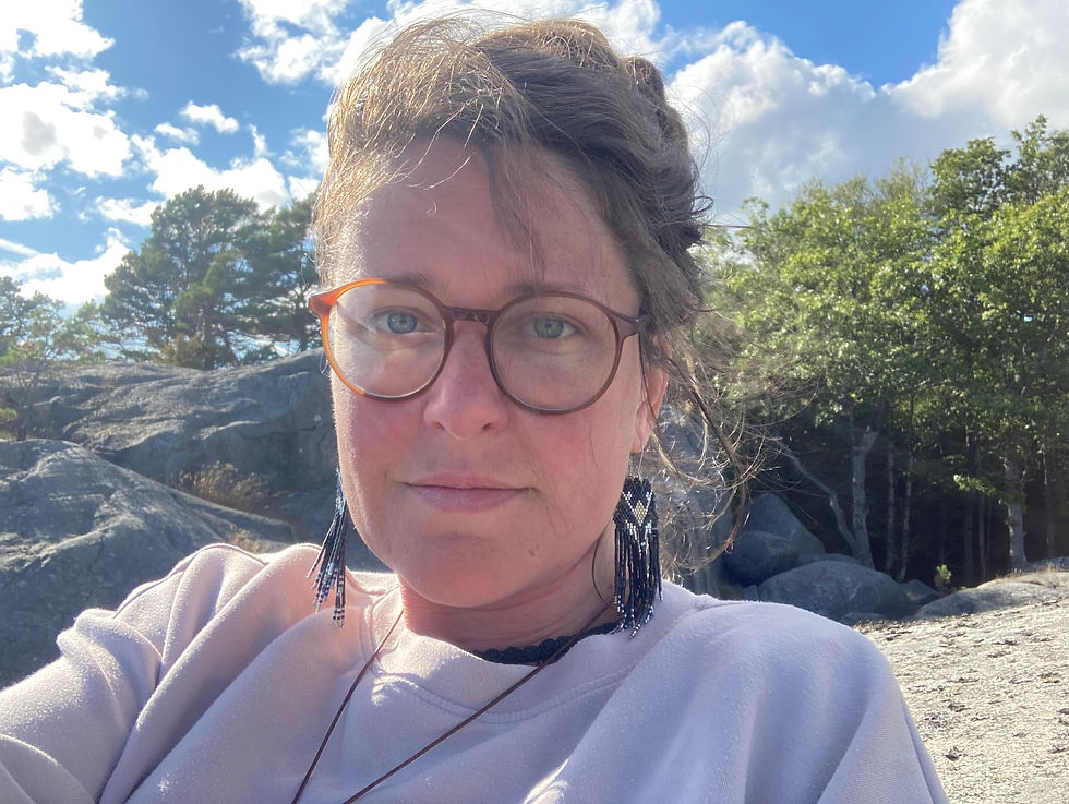 See those earrings? Made them myself!