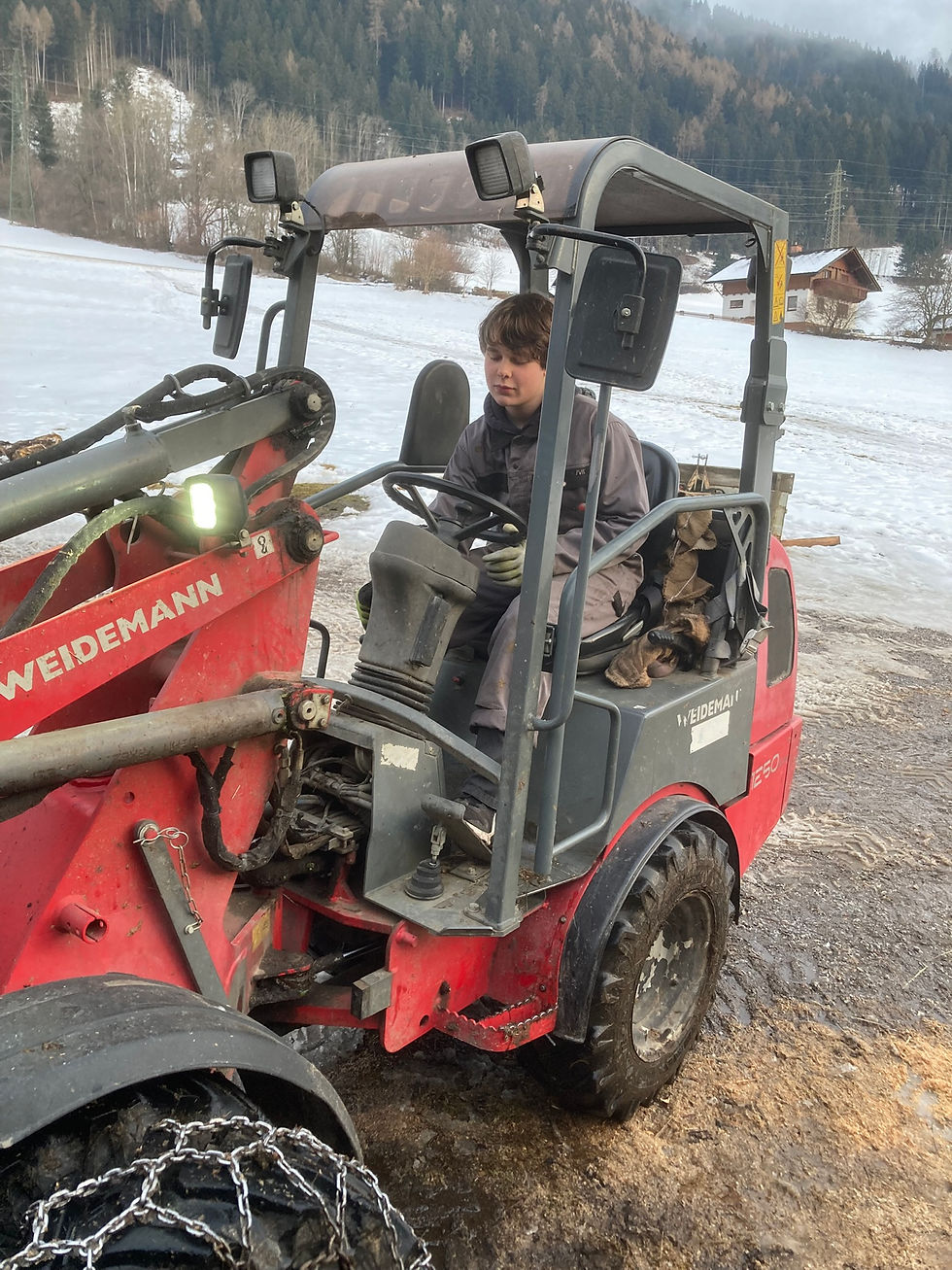 Yup, that's my 15 year old driving around!  What a great moment for me to let go of some fear!